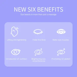 EMS Red Light Therapy Anti-Aging Eye Massager Eyes Fatigue Relief Relaxation Relieve Dark Circles Hot Compress Eye Care Massage - Image 6