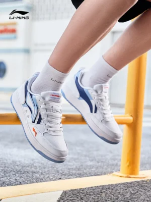 Li Ning Haichuan board shoes men's summer comfortable versatile casual classic comfortable soft elastic white sports shoes - Image 4