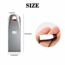 2TB Metal Usb 3.0 Flash Drives High Speed Pendrive 1TB 512GB Usb Drive Portable SSD Memoria Usb Flash Disk TYPE-C Adapter