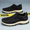 Men's Summer Outdoor Sports Shoes Breathable Mesh Soft Bottom Casual Walking Shoes No Fatigue Single Shoes for Climbing