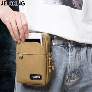 EDC Molle Bag Purse Single/double Layer Outdoor Waist Fanny Pack Men Phone Pouch Camping Hunting Tactical Waist Bag - Image 2