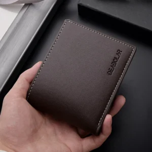 Pu Leather Men Short Wallet Thin Style Folding Young Men Credit Card Holder Wallet - Image 6