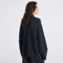 BC952 thick pure wool sweater for women ladies Knitted 100% wool Knitted cardigan Luxury Clothing