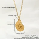 Summer Women's Starfish Conch Shell Necklace Fashion Stainless Steel Gold/Silver Color Crab Turtle Choker Beach Jewelry Gifts