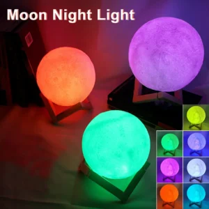 Book Light LED Moon Light Galaxy Light, Moon Night Light, Girl, Boy, Child Birthday Gift, Bedroom Decoration Indoor lighting - Image 6
