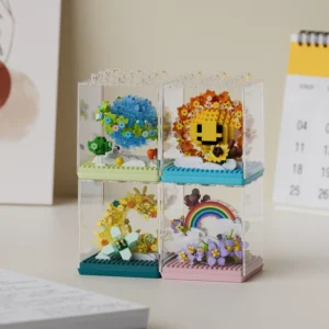 Bouquet Flowers Bricks Constructor Set for Adults Children Toys Flower Mini Particles Building Blocks Assembled Bricks Girl Gift - Image 4