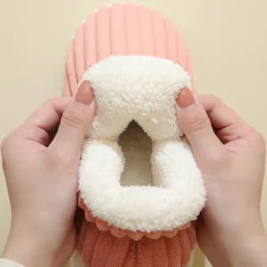 Evshine Soft Sole Slippers For Women Winter Fashion Women Fur Slippers Fuzzy Plush Men Slippers Warm Furry Women Cotton Shoes - Image 6