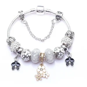 16cm-21cm Luxury Cutterfly Snake Chain Bracelet Fit DIY Brand Bracelets For Women Men Jewelry Gift 2024 New Trend 41 Styles - Image 5