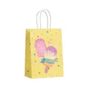 6Pcs Ice Cream Theme Paper Gift Packing Bag Summer Desserts Candy Cookie Bag for Kids Girl Birthday Baby Shower Party Decoration