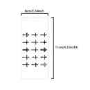 1Pc Cross Waterproof Temporary Tattoo Stickers, Long-lasting Waterproof for One to Two Weeks, Suitable For Finger, Plam, Neck.