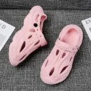 Litfun Summer Clogs Sandals For Men New Outdoor Soft Botton Beach Slippers Anti-slip EVA Garden Shoes Fashion Hollow Hole Shoes