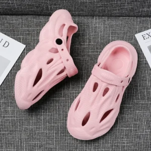 Litfun Summer Clogs Sandals For Men New Outdoor Soft Botton Beach Slippers Anti-slip EVA Garden Shoes Fashion Hollow Hole Shoes - Image 6