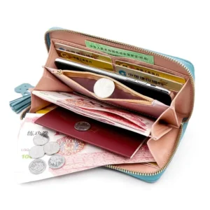 2025 New Name Engraving Female Wallet Card Holder Luxury Women's Purses Long Women Wallet Cute Fashion Multifunctional Money Bag - Image 3
