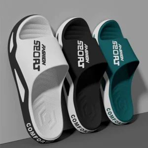 High Quality Men's Summer Fashion Thick Sole Sandals,Viral Beach Pool Slides,Non-Slip Bathroom Slippers,Trendy Male Sports Shoes
