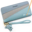 2025 New Name Engraving Female Wallet Card Holder Luxury Women's Purses Long Women Wallet Cute Fashion Multifunctional Money Bag