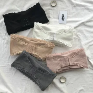 Summer Strapless Women Bras Back Lace Sexy Chest Tops Seamless Breathable Underwear Brassiere Solid Invisible Chest Wraps Bra - Image 5