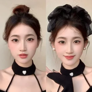 New Big Hair Bows Chiffon Solid Color Large Bowknot Hairpins Spring Clamp Clip Women Korea Headwear Accessories - Image 3