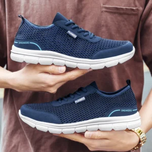 Men Sneakers Summer Mesh Running Shoes Lightweight and Breathable Sneakers For Men - Image 5