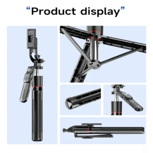 MEUYAG Monopod Remote Shutter With Fill Light for iPhone Samsung Xiaomi Phone Holder Mini Tripod Wireless Bluetooth Selfie Stick - Image 6