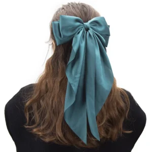 Satin Ribbon Headwear Big Bows Hairpin Spring Clips Hair Accessories for Women Girls Trendy Korean Spring Summer Headwear 2024 - Image 2