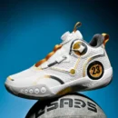 Rotary Button Design Men's Vulcanized Shoes Fashion Mixed Colors Casual Shoes Lightweight Breathable Men Basketball Shoes