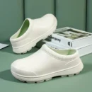 2024 Men Women EVA Chef Shoes Non-slip Waterproof Oil-proof Shoes Comfortable Workers Slippers Outdoor Fishing Shoes