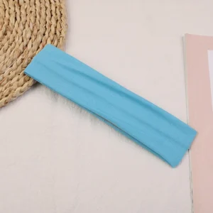Stretchy Sports Yoga Hair Bands Solid Color Tennis Elastic Headbands Fitness Yoga Headwear for Women Hair Accessories Wholesale - Image 6
