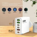 Xiaomi 200W 6 Port USB C Charger Super Fast Charging PD3.0 USB Type C Mobile Phone Charger For iPhone 16 SE4 Samsung Xiaomi ipad