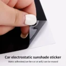 1 Pair Car Window Electrostatic Shade Sticker Universal Sunshade Film UV Protector Sun Shade Solar Film Auto Accessories