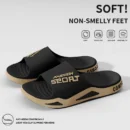 High Quality Men's Summer Fashion Thick Sole Sandals,Viral Beach Pool Slides,Non-Slip Bathroom Slippers,Trendy Male Sports Shoes