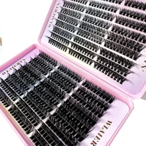 Faux Mink Eyelashes 540Cluster C Curled 9-16mm Mixed Natural Eyelash Extension 3D Russian Strip Personal Eyelash Makeup Tool - Image 2