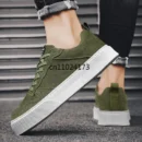 Men's Leather Casual Shoes Loafers 2025 Spring New Comfortable Skatebaord Shoes Flat Shoe Versatile Man Sneakers Tenis Masculino