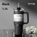 40oz Car Cup Large-capacity Insulated Cup Cross-border Ice King Cup 304 Stainless Steel Car Water Cup for Cold Preservation