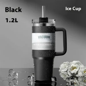 40oz Car Cup Large-capacity Insulated Cup Cross-border Ice King Cup 304 Stainless Steel Car Water Cup for Cold Preservation - Image 4