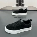 Men's Leather Casual Shoes Loafers 2025 Spring New Comfortable Skatebaord Shoes Flat Shoe Versatile Man Sneakers Tenis Masculino