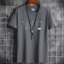 New Summer New Men Tshirt Manga Oversize Men Loose Tee Tops Men Fashion Goth Print Men's Short Sleeve T-shirt
