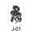 Waterproof Tattoo Stickers Water Proofing Large Black Flower Tattoo Stickers Tattoos And Body Painting Full Arm Tattoo Stickers