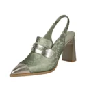 Sandals Designer Pointed Toe Women High Heels Print Random Shoes Sexy Summer Dress Slingback Platform Mujer Zapatos Pumps