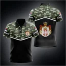 Personalized Serbia Camouflage Polo Shirts Summer Unisex Casual Streetwear Loose Oversized Short Sleeve Sportswear For Men Women