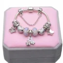 16cm-21cm Luxury Cutterfly Snake Chain Bracelet Fit DIY Brand Bracelets For Women Men Jewelry Gift 2024 New Trend 41 Styles