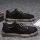 New Mens Casual Shoes Breathable White Leather Flats Slip on Fashion Driving Walking Footwear Skateboard Tennis Sneakers