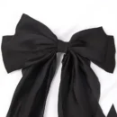Satin Ribbon Headwear Big Bows Hairpin Spring Clips Hair Accessories for Women Girls Trendy Korean Spring Summer Headwear 2024