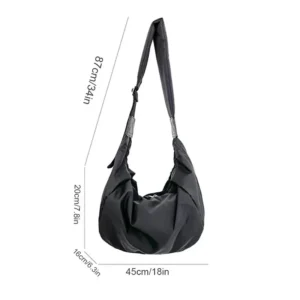 New Fashion Shoulder Bag Summer Large Capacity Casual Nylon Women Shoulder Bag Korean Style Hobos Bag Youth Crossbody Tote - Image 5