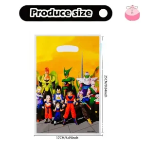Dragon Ball Gift Bags Birthday Party Decoration Goku Goody Biscuit Package Candy Bag Baby Shower Kids Boy Gifts Party Supplies - Image 2