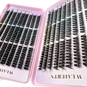 Faux Mink Eyelashes 540Cluster C Curled 9-16mm Mixed Natural Eyelash Extension 3D Russian Strip Personal Eyelash Makeup Tool - Image 5