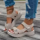 2025 New Women Wedge Sandals Summer Lightweight Casual Platform Plus Size Sandals Women Fashion Non Slip Beach Shoes Woman