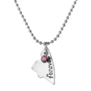 Best Friend 4 Piece Necklace Women Jewelry BFF Friendship Pendant Neck Chain Choker Rhinestone Jewelry for Women Gift 2024