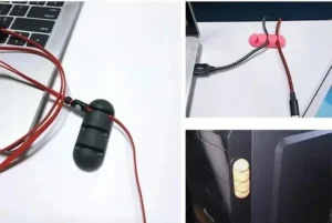 Cable Organizer Silicone USB Winder Desktop Tidy Management Clip Cable Holder For Mouse Headphone Protector Wire Organizer Clamp - Image 5