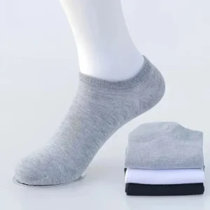 10/12/20/40 Pairs Men Boat Socks Business Sport Sweat Absorption Mature Summer Autumn Solid Color Soft Non Pilling Ankle Socks - Image 2