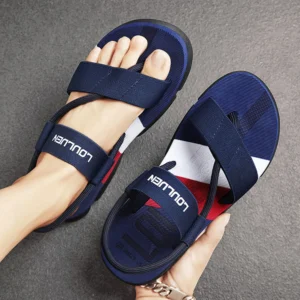 Comwarm 2025 Men Summer Sandals Men Casual Flat Sandals Outdoor Beach Water Shoes Fashion House Flats Non-slip Ankle Wrap shoes - Image 3
